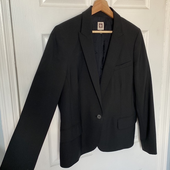 Anne Klein black blazer - size 14 - Picture 2 of 5